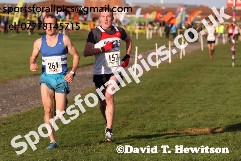Senior mens North Eastern Cross Country, Redcar. Photo:  David T. Hewitson/Sports for All Pics